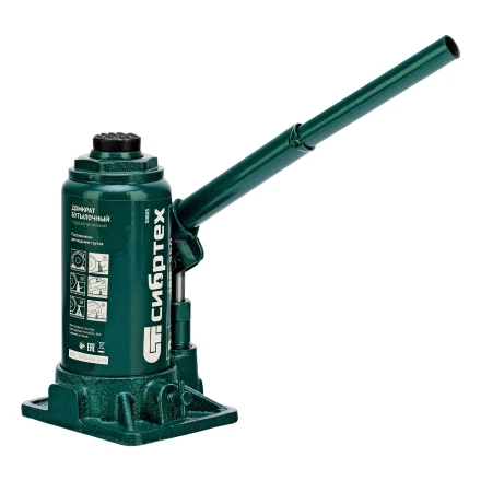 Домкрат гидравлический бутылочный Сибртех 50805, 8 т, 180-350 мм купить в Надыме