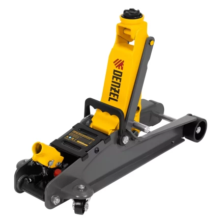 Домкрат гидравлический подкатной с фиксатором Denzel 51232, 2,5 т, 85-385 мм купить в Надыме