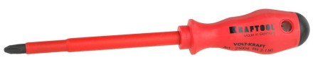Отвертка KRAFTOOL &quot;VOLT-KRAFT&quot; 1000В, PH №3-150мм 25006-3-150 купить в Надыме