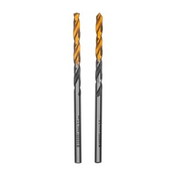 Сверло спиральное по металлу 3,5 x 70мм, Р6М5, Golden Tip, многогранная заточка, 2шт. Denzel 718270