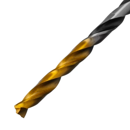 Сверло спиральное по металлу 3,5 x 70мм, Р6М5, Golden Tip, многогранная заточка, 2шт. Denzel 718270 купить в Надыме