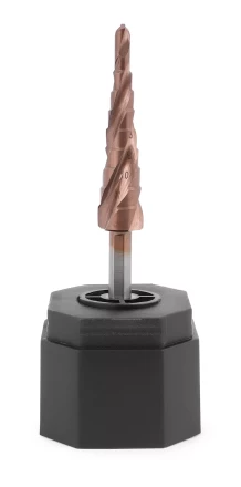 Ступенчатое сверло MESSER HSS CO 4-12х9 с кобальтовым покрытием и тремя спиральными канавками. купить в Надыме