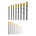 Набор сверл по металлу Denzel 723003, 1-10 мм, Р6М5-TiN, Golden Tip, 19 шт купить в Надыме
