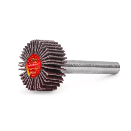 Круг MESSER шлифовальный лепестковый с оправкой (на шпильке) 22х10х6  #120 купить в Надыме