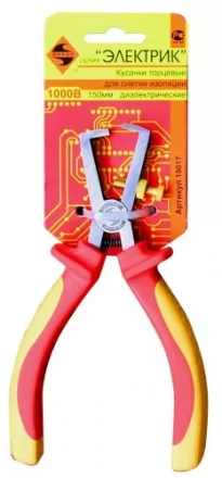 Кусачки торцевые диэлектрические для снятия изоляции 150 мм Энкор 19017 купить в Надыме