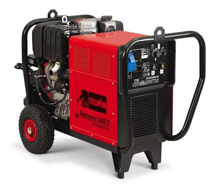 Инверторный сварочный бензогенератор Telwin MOTOINVERTER 264D CE двигатель LOMBARDINI купить в Надыме