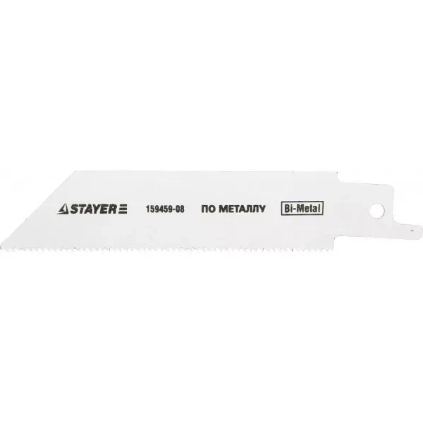 Полотно STAYER "PROFI" S522EF для сабельной эл. ножовки Bi-Met,тонколистовой, профильный металл, нерж сталь, цвет мет 159459-08 купить в Надыме