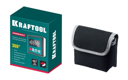 Уровень-уклономер электронный KRAFTOOL 4Х90° KOMPAKT 34687 купить в Надыме