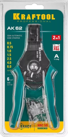 Стриппер АК-62 полуавтоматический 2в1 с фасонными ножами 22681 купить в Надыме