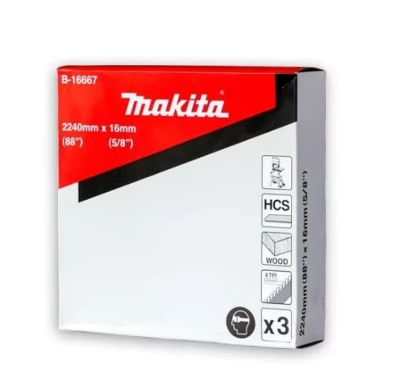 Набор полотен Makita B-16667 для ленточной пилы купить в Надыме