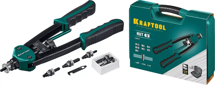 Резьбовые заклепочники двуручные KRAFTOOL NUT-12 31183 купить в Надыме