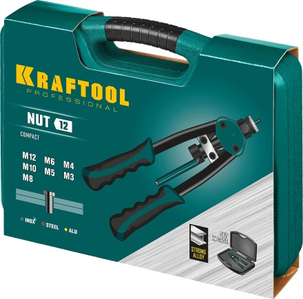 Резьбовые заклепочники двуручные KRAFTOOL NUT-12 31183 купить в Надыме