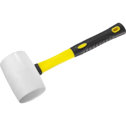 Киянка STAYER "PROFI" резиновая БЕЛАЯ, с фиберглассовой ручкой, 900г 20533-900 купить в Надыме