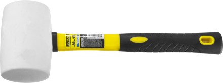 Киянка STAYER &quot;PROFI&quot; резиновая БЕЛАЯ, с фиберглассовой ручкой, 900г 20533-900 купить в Надыме