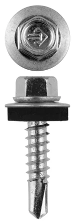 Саморезы ЗУБР "ПРОФЕССИОНАЛ" оцинков., для крепл. кров. матер. к металл. констр., 5.5х25мм, 1800шт 4-300310-55-025 купить в Надыме