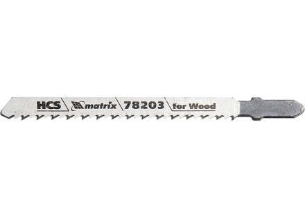 Полотна для электролобзика по дереву 3 шт T101BR 75 х 2,5мм HCS MATRIX Professional 78203 купить в Надыме