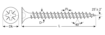 Саморезы СУ-Б универсальные белый цинк коробка серия МАСТЕР купить в Надыме