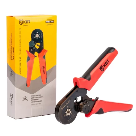 Пресс-клещи КВТ ПКВш-10у для опрессовки втулочных наконечников до 10 мм (92311) купить в Надыме