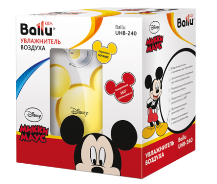 Увлажнитель ультразвуковой  BALLU UHB-240 yellow/желтый Disney купить в Надыме