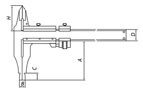 Штангенциркуль ШЦ 2-250 (0.05) класс Премиум губки 60мм купить в Надыме