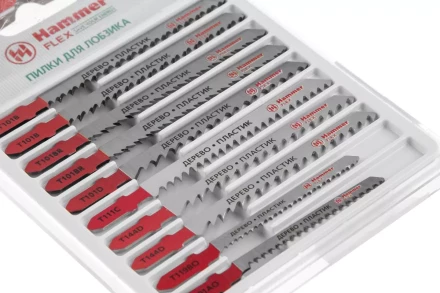 Пилки для лобзика HAMMER JG WD-PL набор No4 (10шт.) купить в Надыме