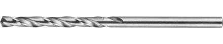 Сверло ЗУБР "ЭКСПЕРТ"  по металлу, цилиндрический хвостовик, быстрорежущая сталь Р6М5, класс точности А1, 3х61мм 4-29625-061-3 купить в Надыме