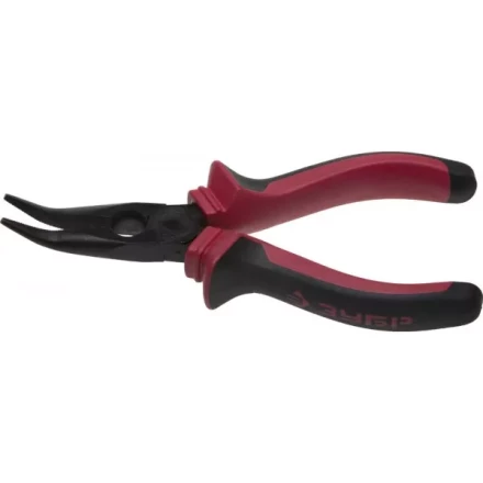 Тонкогубцы ЗУБР "МАСТЕР" изогнутые, маслобензостойкая рукоятка, покрытие оксидированное с полировкой, 160мм 22015-4-16_z01 купить в Надыме