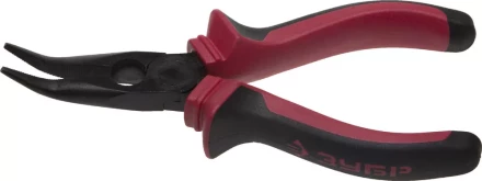 Тонкогубцы ЗУБР "МАСТЕР" изогнутые, маслобензостойкая рукоятка, покрытие оксидированное с полировкой, 160мм 22015-4-16_z01 купить в Надыме