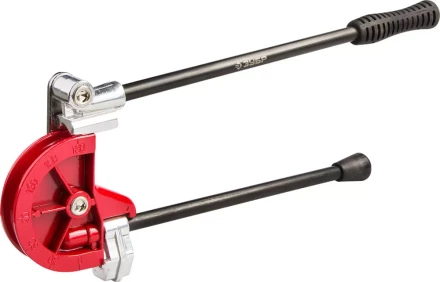 Трубогиб ЗУБР "ЭКСПЕРТ" для точной гибки труб из мягкой меди, алюминия, тонкостенной стали под углом до 180град,15мм 23524-15 купить в Надыме