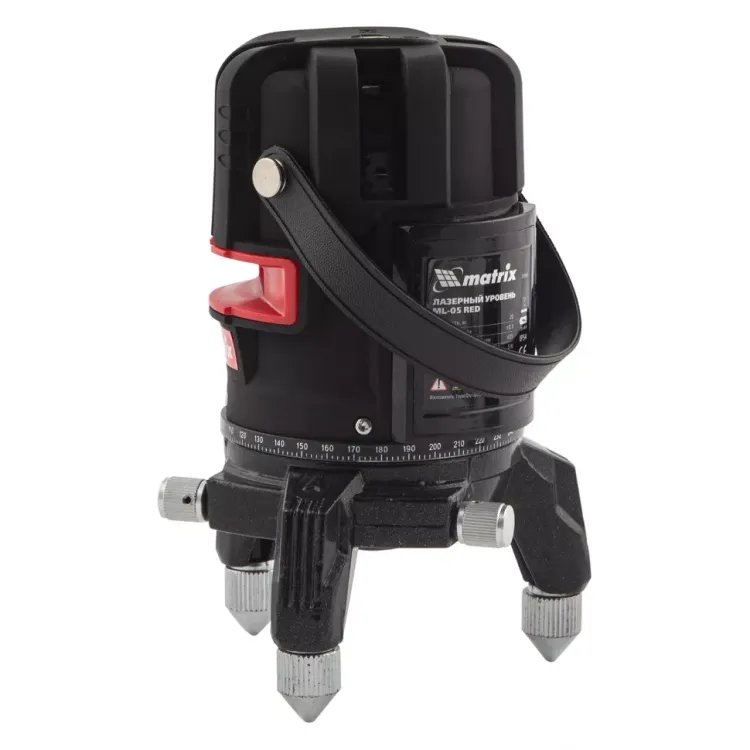 Лазерный уровень ML 05 Red, 20 м, 635 нм, резьба 5/8" Matrix 35066 купить в Надыме