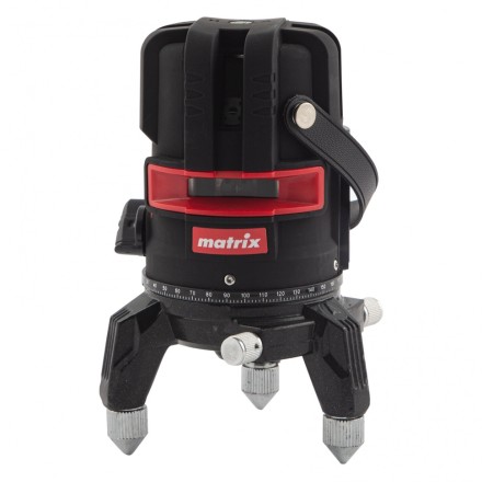Лазерный уровень ML 05 Red, 20 м, 635 нм, резьба 5/8&quot; Matrix 35066 купить в Надыме