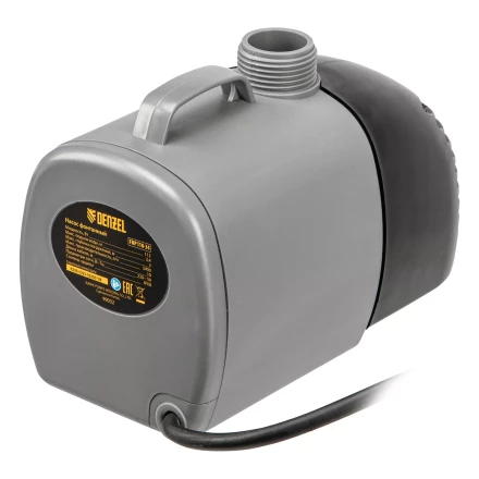 Насос фонтанный FNP110-34, 112 Вт, подъем 3,4 м, 3400 л/ч, колокольчик/каскад/гейзер Denzel 99032 купить в Надыме