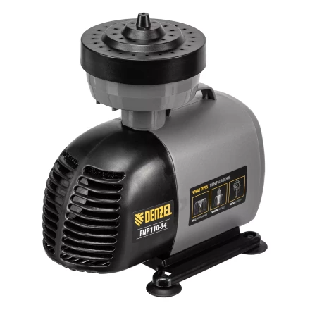 Насос фонтанный FNP110-34, 112 Вт, подъем 3,4 м, 3400 л/ч, колокольчик/каскад/гейзер Denzel 99032 купить в Надыме