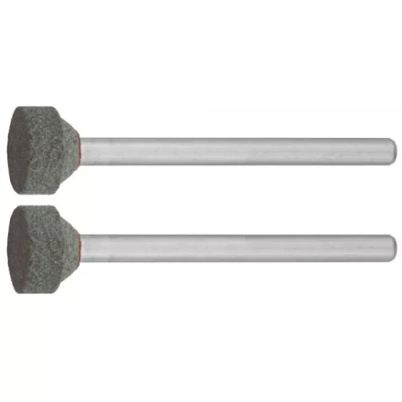 Круг ЗУБР абразивный шлифовальный из карбида кремния на шпильке, P 120, d 10,0x3,2мм, L 45мм, 2шт 35915 купить в Надыме