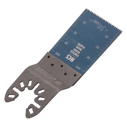 Насадка для МФИ режущая пазовая прямая, HCS, по дереву, 34 х 1.4 мм, мелкий зуб Denzel 782312 купить в Надыме