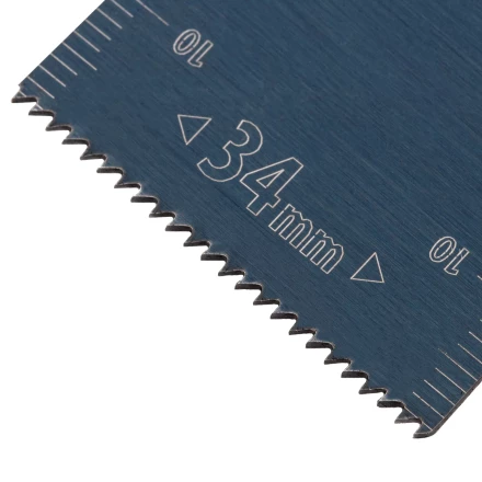 Насадка для МФИ режущая пазовая прямая, HCS, по дереву, 34 х 1.4 мм, мелкий зуб Denzel 782312 купить в Надыме