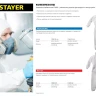 Комбинезон STAYER "PROFESSIONAL", защитный из ламинированного спанбонда, 50-52 размер 1160-50_z01 купить в Надыме