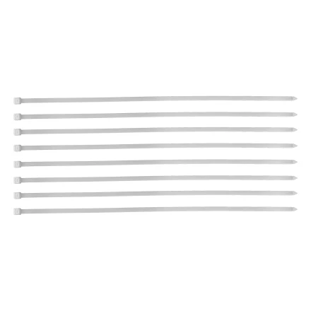 Хомуты, 500 х 8 мм, пластиковые, белые, 50 шт Сибртех 45589 купить в Надыме