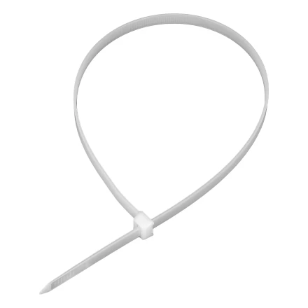 Хомуты, 500 х 8 мм, пластиковые, белые, 50 шт Сибртех 45589 купить в Надыме