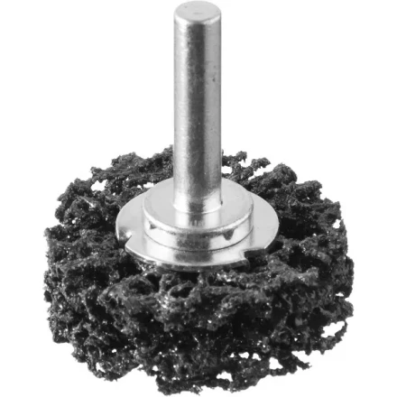 ЗУБР "ПРОФЕССИОНАЛ". Щетка дисковая для дрели, нейлоновая проволока с абразивным покрытием, с открытой агрессивной структурой, 38мм 35162-038_z01 купить в Надыме