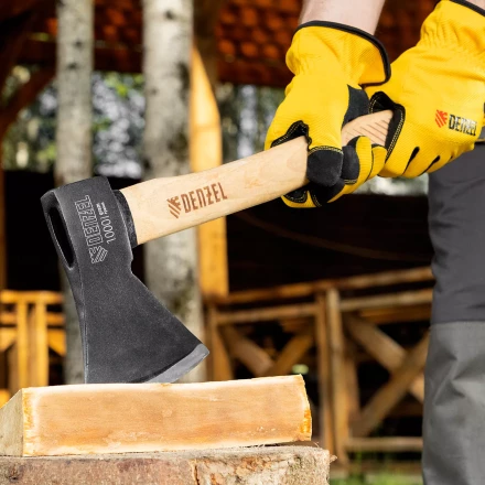 Топор, 1000 г Denzel 21634, кованый, буковое топорище купить в Надыме