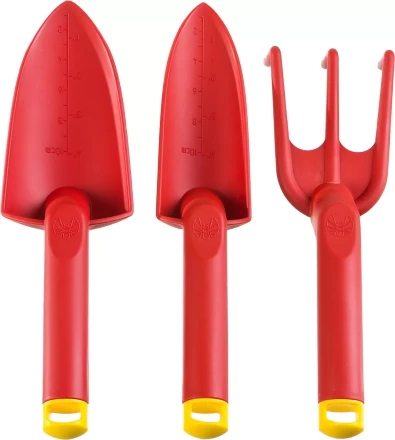 Набор GRINDA: Совок посадочный широкий, совок посадочный узкий, рыхлитель с нейлоновым корпусом, 3 предмета 421360-H3 купить в Надыме