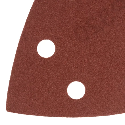 Треугольник абразивный на ворc. подложке под "липучку", перф., P 320, 150х150х100 мм, 5 шт. Denzel 738677 купить в Надыме