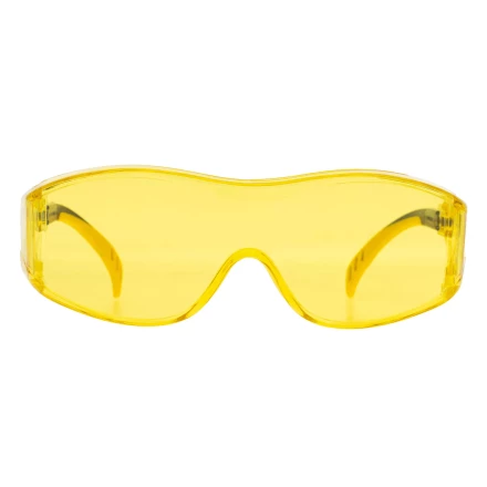 Очки защитные открытые Denzel 89202, поликарбонатные, увеличенная желтая линза, регулируемые дужки купить в Надыме