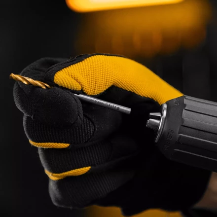 Сверло спиральное по металлу Denzel 4 x 75мм, Р6М5, Golden Tip, многогранная заточка 718272 купить в Надыме