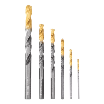 Набор сверл по металлу Denzel, 2-8мм, Р6М5К8-TiN, Golden Tip, 6 шт 723004 купить в Надыме