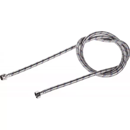 Подводка гибкая ЗУБР для воды, оплетка из нержавеющей стали, г/ш 1/2" - 2м 51005-G/S-200 купить в Надыме