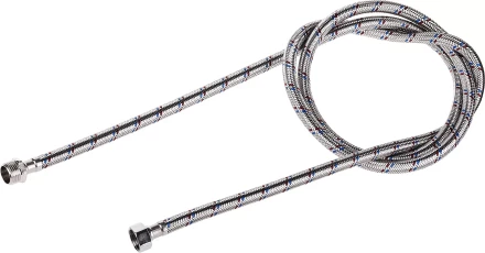 Подводка гибкая ЗУБР для воды, оплетка из нержавеющей стали, г/ш 1/2" - 2м 51005-G/S-200 купить в Надыме