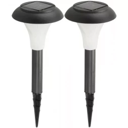 Светильник СВЕТОЗАР с пластмассовым корпусом, 1 светодиод, белый свет, 1 Ni-Cd аккум. по 600мАч, 115x305мм, 2шт SV-57901-2