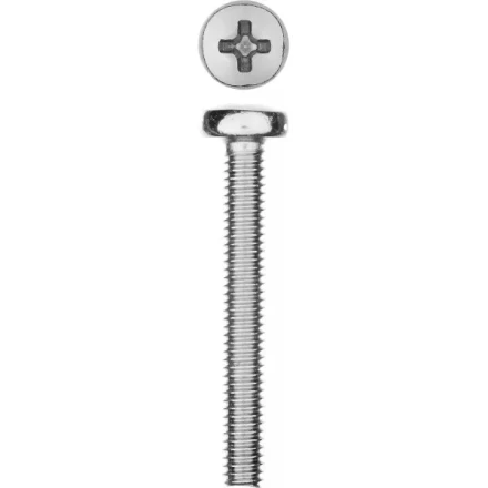 Винт DIN 7985 M4x30мм, 10шт, кл. пр. 4.8, оцинкованный, ЗУБР 303156-04-030 купить в Надыме